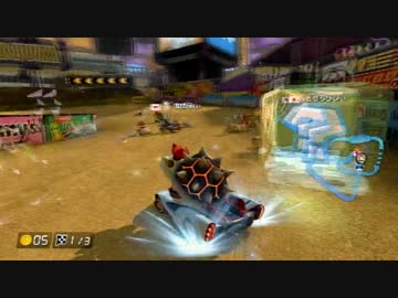 【マリオカート８】ｓｉｎさん主催ＤＬＣフレ戦 ３ＧＰ目 【B!KZO視点】