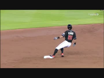 イチロー、2塁踏み忘れてアウト