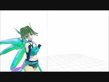 【MMD-OMF5】　風精霊シルフ　【MMDモデル配布あり】