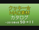 クッキー☆MAD素材リンク カタログ2015 50→11