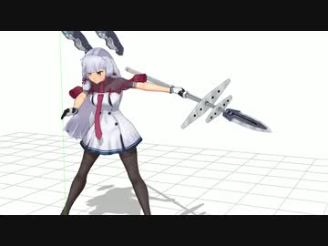 【MMD艦これ】 叢雲改二 - 武器回しからの攻撃