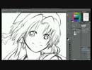 修行中-水無灯ちゃん模写してみた