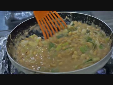 【料理】長ネギと大豆のおからチーズグラタン【ニコ生用】