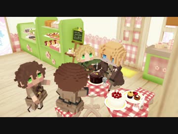 【APヘタリアMMD】とんとん( 言ω言)(´ワ`＊)まーえ！【U.TAU】