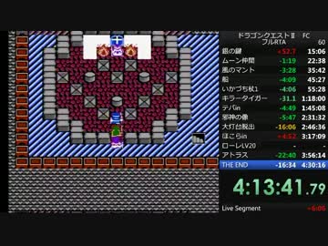 ニコ生実況 ドラゴンクエスト2 Fc版 Rta 4 28 52 5 5 ニコニコ動画