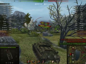 【WoT】湖の村、谷側を防衛せよ！[SU-100]