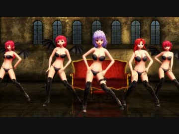 【MMD】小悪魔＆十六夜咲夜＆紅美鈴(RQ）一騎当千ショート