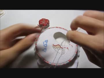 翼の刺繍 part 3