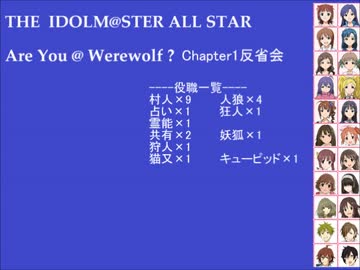 【iM@S人狼】AreYou@Werewolf?1反省会