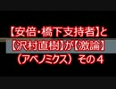 【安倍・橋下支持者】と【沢村直樹】が【激論】（アベノミクス）その４