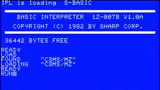 MZ-700 3重和音プログラム C3MS/MZ