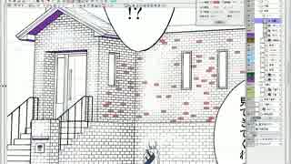 ヤン研8話扉絵　作業動画