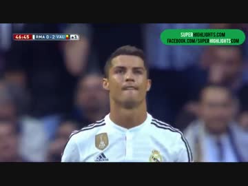 Real madrid vs Valencia 2015.5.9　ハイライト