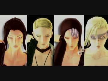【ジョジョＭＭＤ】暗チ４人がpoker face