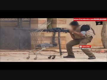 【リビア】ショッピングカート銃座【特殊部隊】