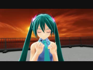 【MMD】 コロン式ミクさんでletter song