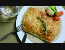 Omizu kitchen ~目算を誤った鶏肉のパイ包み マッシュルームソース~