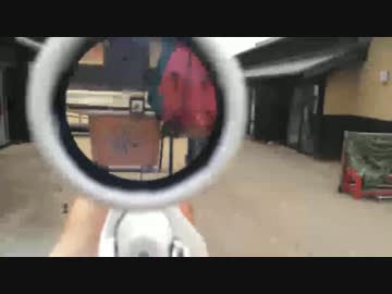 【赤外線銃】ライフルネギの試射