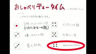 第４回　おしゃべりティータイム　〜サイコロトーク〜　その２