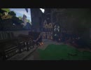 【Minecraft】　息抜き手抜きで崖街建築　1息目