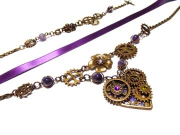 【UVレジン】スチームパンク風アクセ作ってみた【チェ－ンメイル】