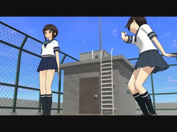 【MMD】　Ｗ吹雪でオツキミリサイタル　【艦これ】