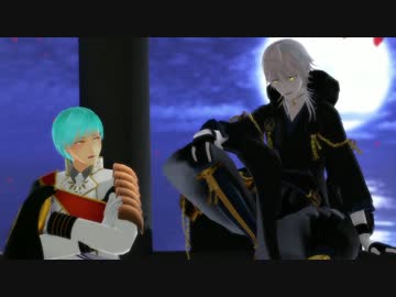 【MMD刀剣乱舞】罪と罰【鶴丸と一期（色変え有）】