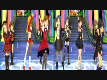 【アイマスOFA】10人ライブで紅黒色ミラクル