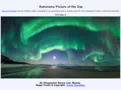 2015年 5月4日 ｢ノルウェーの想定外のオーロラ｣-Astronomy Picture of the Day