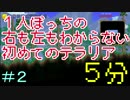 【＃２】１人ぼっちの、右も左もわからない初めてのテラリア【５分】