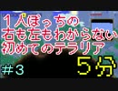 【＃３】１人ぼっちの、右も左もわからない初めてのテラリア【５分】