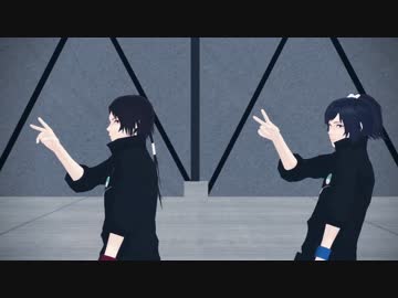【つなぎ着替え】沖田組でエンゼルフィッシュ【MMD刀剣乱舞】