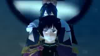 【MMD刀剣乱舞】審神者日本と三日月と岩融でECHO【APヘタリアMMD】