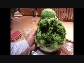 京はやしやの巨大な宇治氷あんみつを食べて来た☆