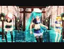 【MMD】tda式ミク、テト、ネルでbreeze
