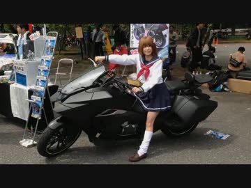 ばくおん!! ☓ おくたま!!　白バイおまわりさんの実技指導受けてきたよ！