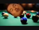 ビリヤード対決をする先輩.neo9