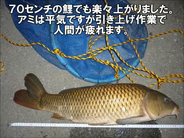 １００円ショップの商品で落としアミ（落としダモ）作ってみた