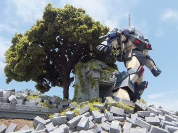 緑と遺跡とダグラムと　作ってみた