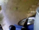 バーディー５０で川の中を走ってみた。.mp4