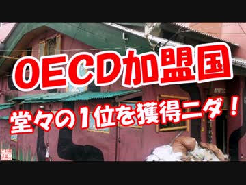 【ＯＥＣＤ加盟国】 堂々の１位を獲得ニダ！