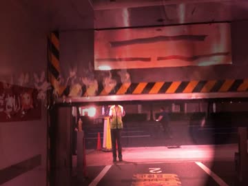 カーリフトでおろされるだけの動画