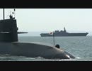 【2015海自】リムファクシ浮上!？いいえ海自潜水艦といずもです【大湊】