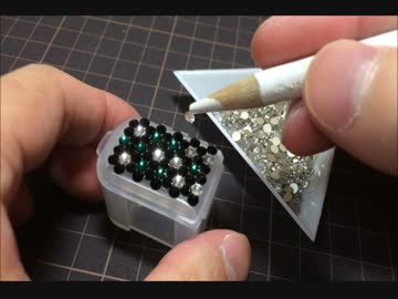 【ストーンデコ講座】小物入れのつくりかた【ラインストーン】