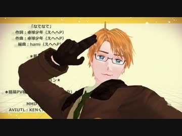 【APヘタリアMMD】自作([∂]ω[∂]//)軍服めり&CD2ジャケめりテスト！！！