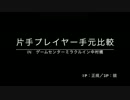 【ミラクルイン】片手プレイヤー手元比較
