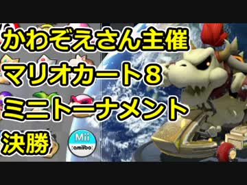 【むつー視点】マリオカート８実況者ミニトーナメント　決勝【実況】