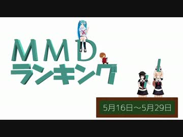【MikuMikuDance】MMDランキング No.11（5/16～5/29）【MMD】