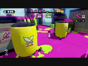 【プレイ動画】ガチマッチをローラーで侵略するSplatoon Part.1