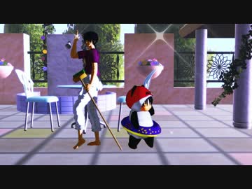 【MMD銀魂】晋助様とお魚とパンダで「淋しい熱帯魚」～モデル更新